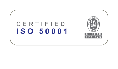 Certified ISO 50001