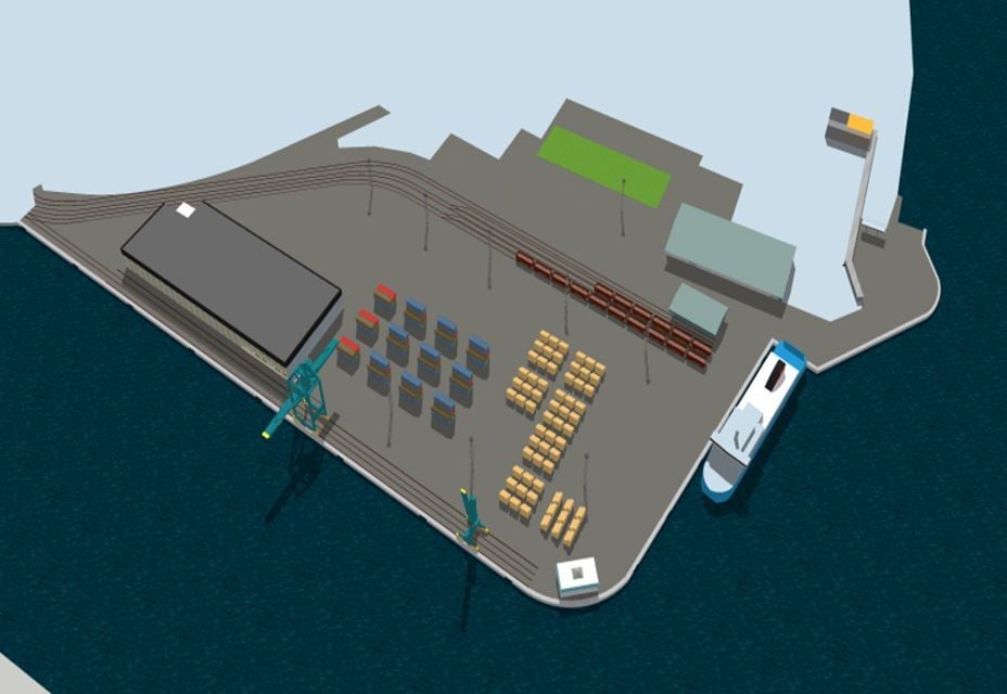 Ventspils terminal connectivity